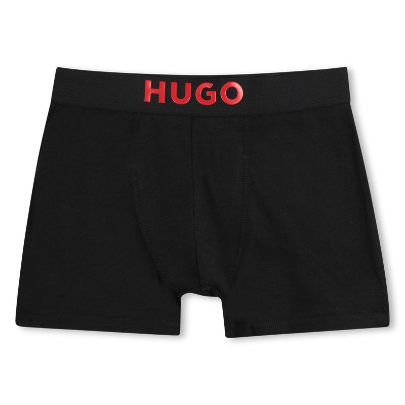 Pack 2 calzoncillos b&oacute;xer HUGO 
                        NI&Ntilde;O