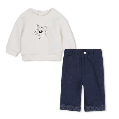 Conjunto de sudadera y pantal&oacute;n MICHAEL KORS NI&Ntilde;A