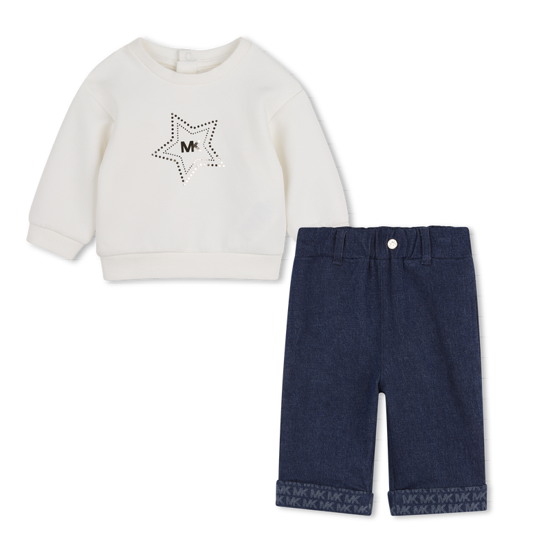 Conjunto de sudadera y pantal&oacute;n MICHAEL KORS 
                        NI&Ntilde;A