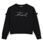 Sudadera KARL LAGERFELD KIDS 
                    NI&Ntilde;A