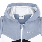 CARDIGAN CON CAPUCHA BOSS 
                    NI&Ntilde;O