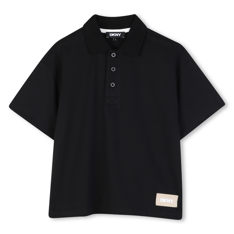 POLO DE MANGA CORTA DKNY 
                        NI&Ntilde;O