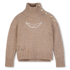 Jersey de punto con cuello alto ZADIG VOLTAIRE 
                    NI&Ntilde;A