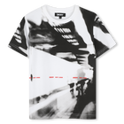 Camiseta de algod&oacute;n estampada DKNY 
                    NI&Ntilde;O