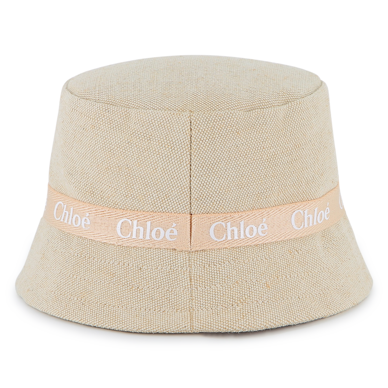 Gorro de yute y algod&oacute;n CHLOE 
                        NI&Ntilde;A
