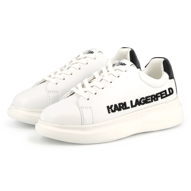 Zapatillas de cuero KARL LAGERFELD KIDS 
                        UNISEXO