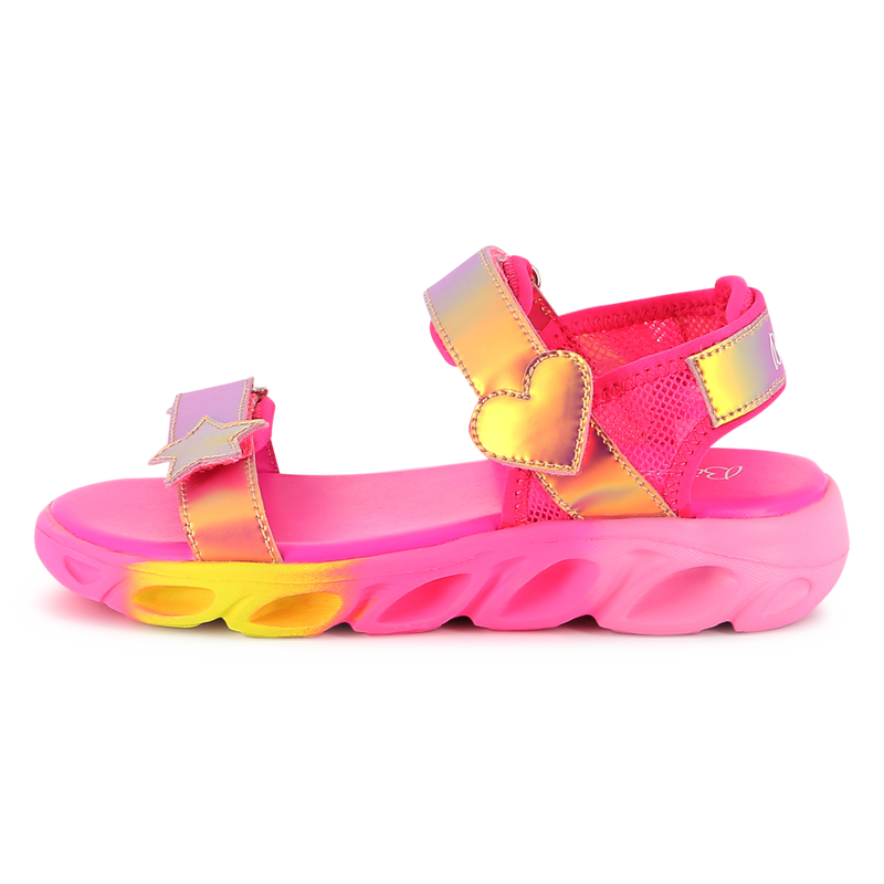 Sandalias bimateria de velcro