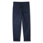 Pantal&oacute;n chino de sarga lisa BOSS 
                    NI&Ntilde;O