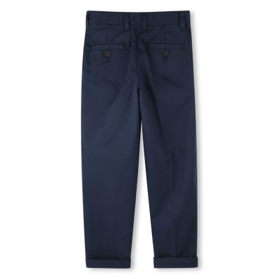 Pantal&oacute;n chino de sarga lisa BOSS NI&Ntilde;O