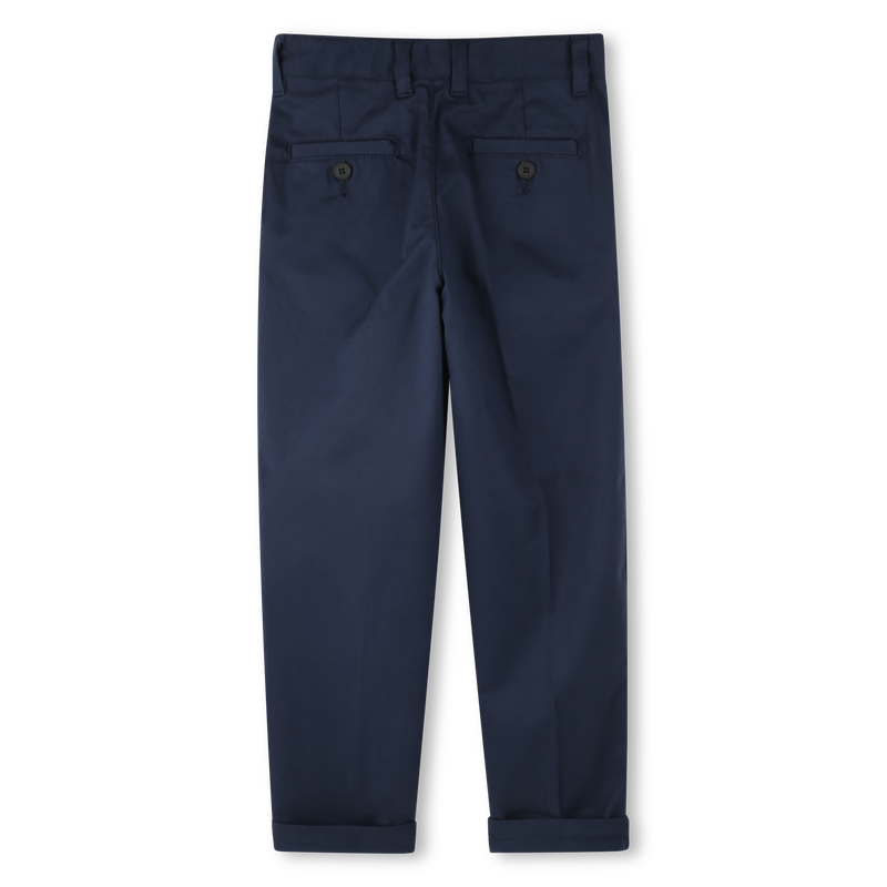 Pantal&oacute;n chino de sarga lisa BOSS 
                        NI&Ntilde;O