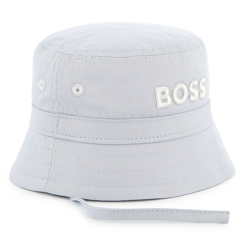 Gorro de algod&oacute;n con cordones BOSS 
                        NI&Ntilde;O