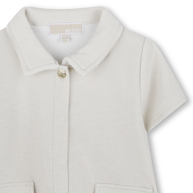 VESTIDO MANGA CORTA MICHAEL KORS 
                        NI&Ntilde;A