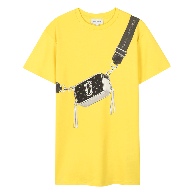 Vestido recto corto de algod&oacute;n MARC JACOBS 
                        NI&Ntilde;A