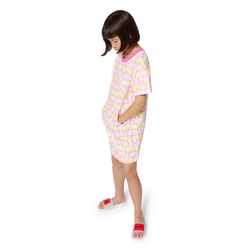 Chanclas con parches HUGO 
                        NI&Ntilde;A