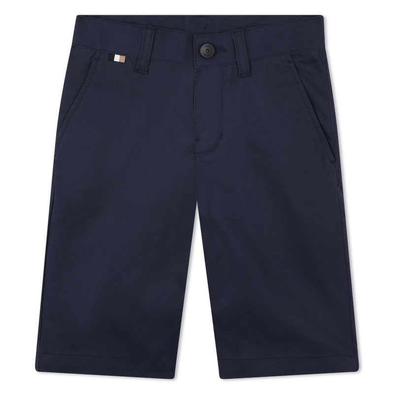 Bermudas corte chino con forro BOSS 
                        NI&Ntilde;O