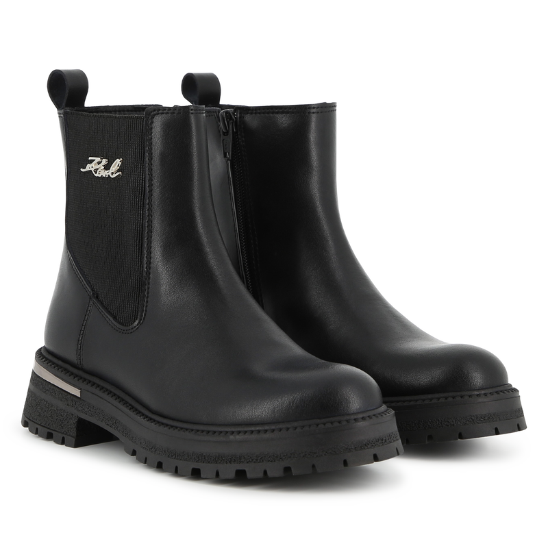 Botines KARL LAGERFELD KIDS 
                        NI&Ntilde;A