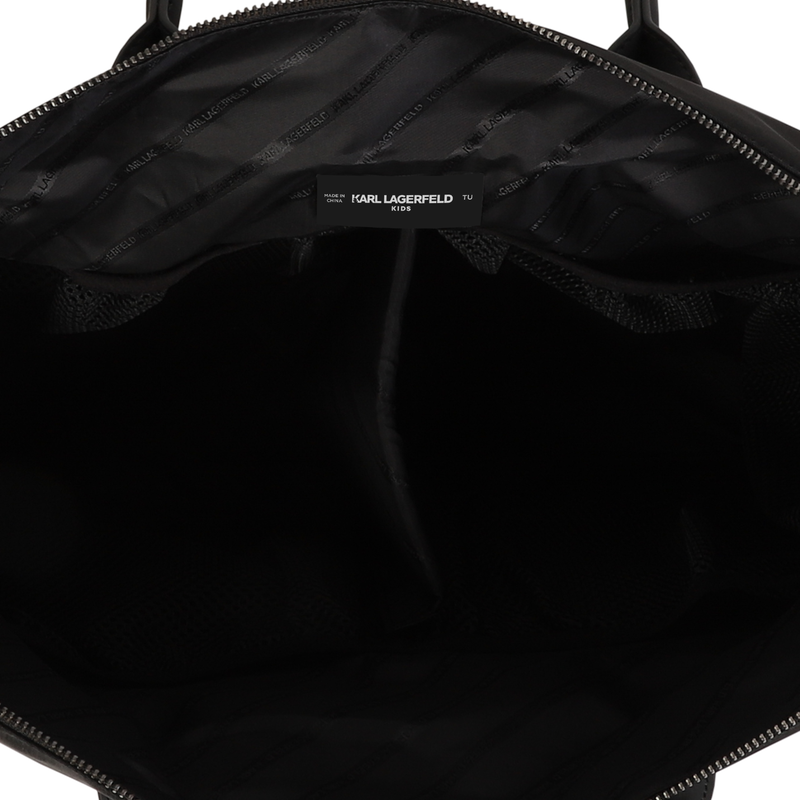 Bolso cambiador estampado KARL LAGERFELD KIDS 
                        UNISEXO