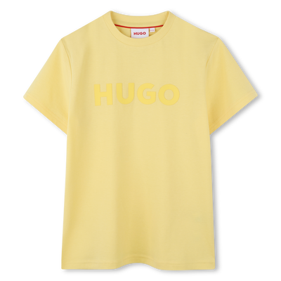 Camiseta manga corta y algod&oacute;n HUGO NI&Ntilde;O