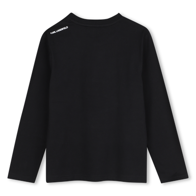 Camiseta de mangas cortas KARL LAGERFELD KIDS NI&Ntilde;O