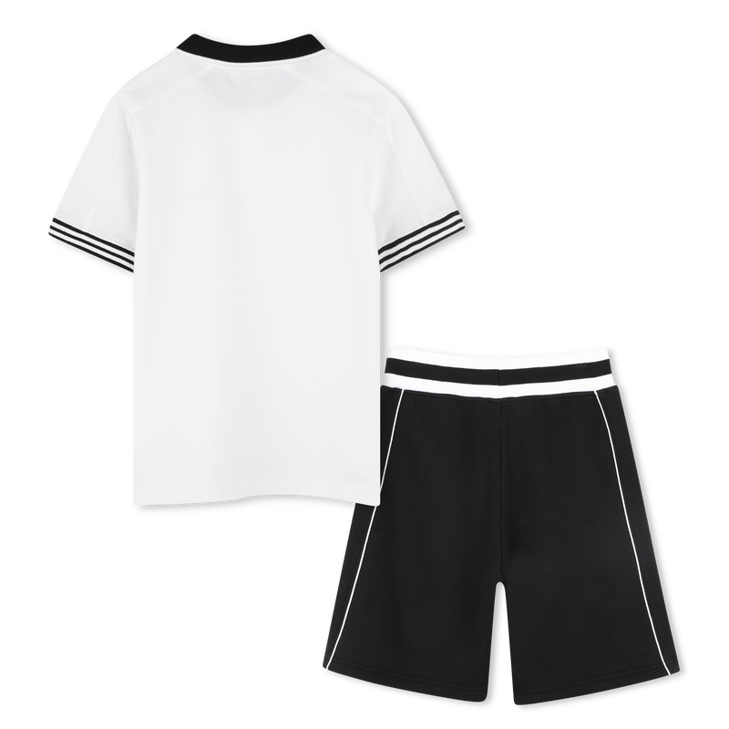 Conjunto bermudas y polo DKNY 
                        NI&Ntilde;O