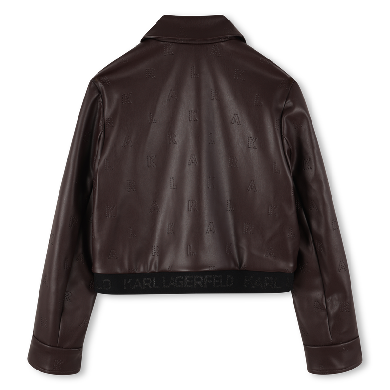 Chaqueta con cierre de cremallera KARL LAGERFELD KIDS 
                        NI&Ntilde;A