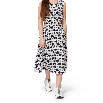Vestido de algod&oacute;n estampado DKNY NI&Ntilde;A