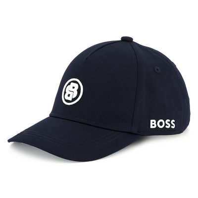 Gorra de sarga bordada BOSS NI&Ntilde;O