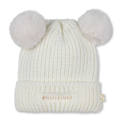 Gorro de pomp&oacute;n doble BILLIEBLUSH NI&Ntilde;A