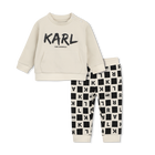 Conjunto de sudadera y pantal&oacute;n KARL LAGERFELD KIDS 
                    NI&Ntilde;O