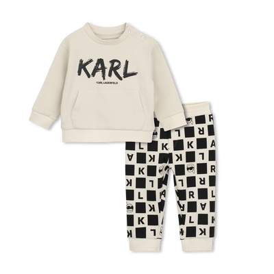 Conjunto de sudadera y pantal&oacute;n KARL LAGERFELD KIDS NI&Ntilde;O