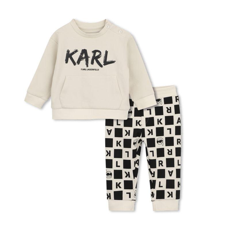 Conjunto de sudadera y pantal&oacute;n KARL LAGERFELD KIDS 
                        NI&Ntilde;O