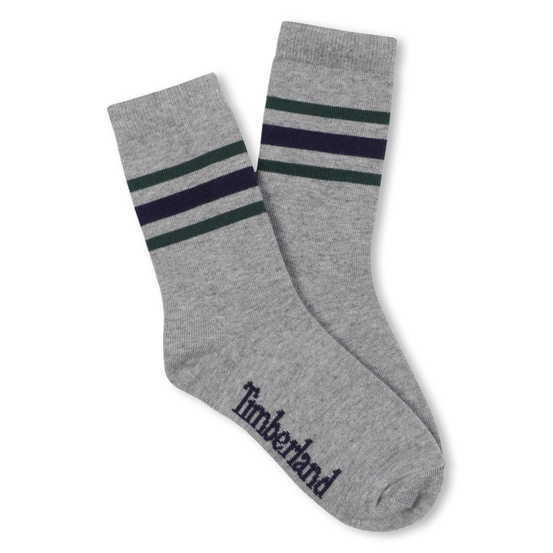Pack tr&iacute;o de calcetines jacquard TIMBERLAND 
                        NI&Ntilde;O