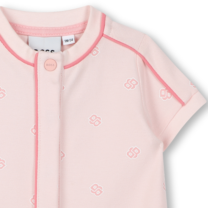 Mono corto estampado BOSS 
                        NI&Ntilde;A