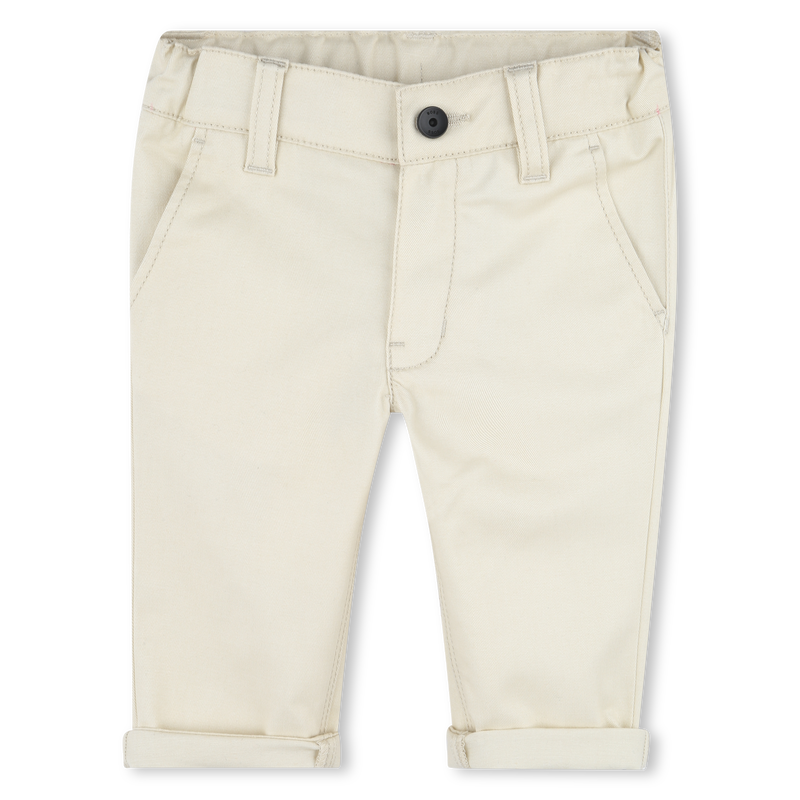 Pantal&oacute;n chino de sarga BOSS 
                        NI&Ntilde;O