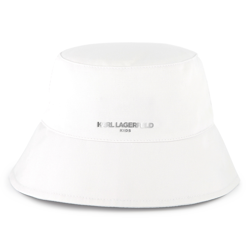 Gorro bordado de algod&oacute;n KARL LAGERFELD KIDS 
                        NI&Ntilde;A