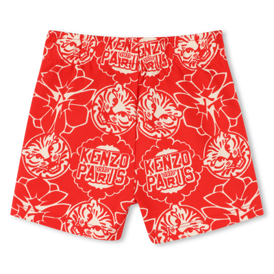 Bermudas estampadas de algod&oacute;n KENZO KIDS NI&Ntilde;O
