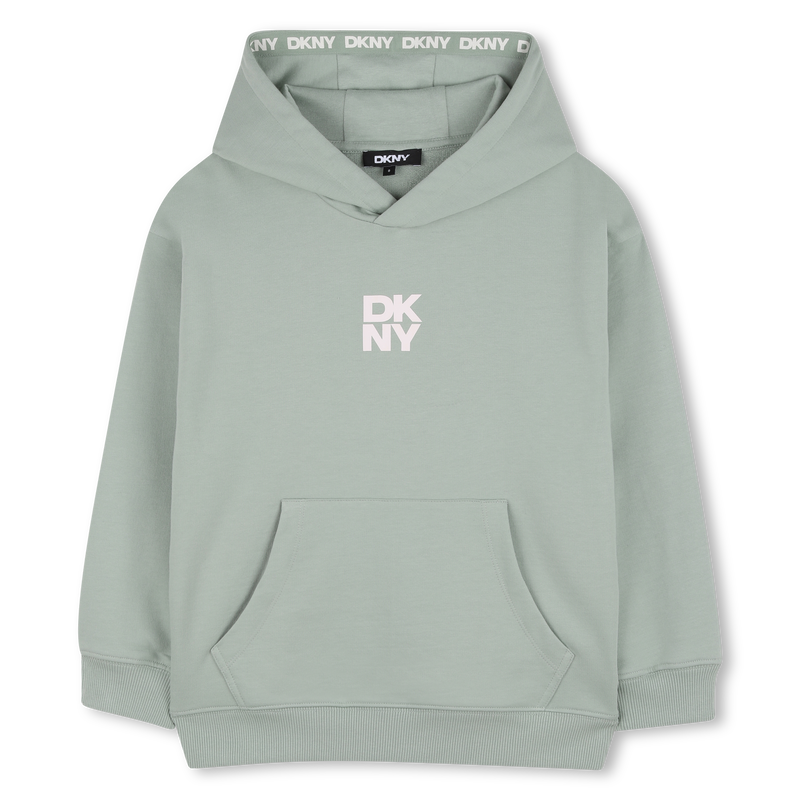 SUDADERA CON CAPUCHA DKNY 
                        UNISEXO