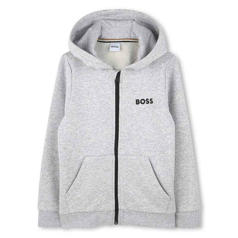 CARDIGAN CON CAPUCHA BOSS 
                        NI&Ntilde;O