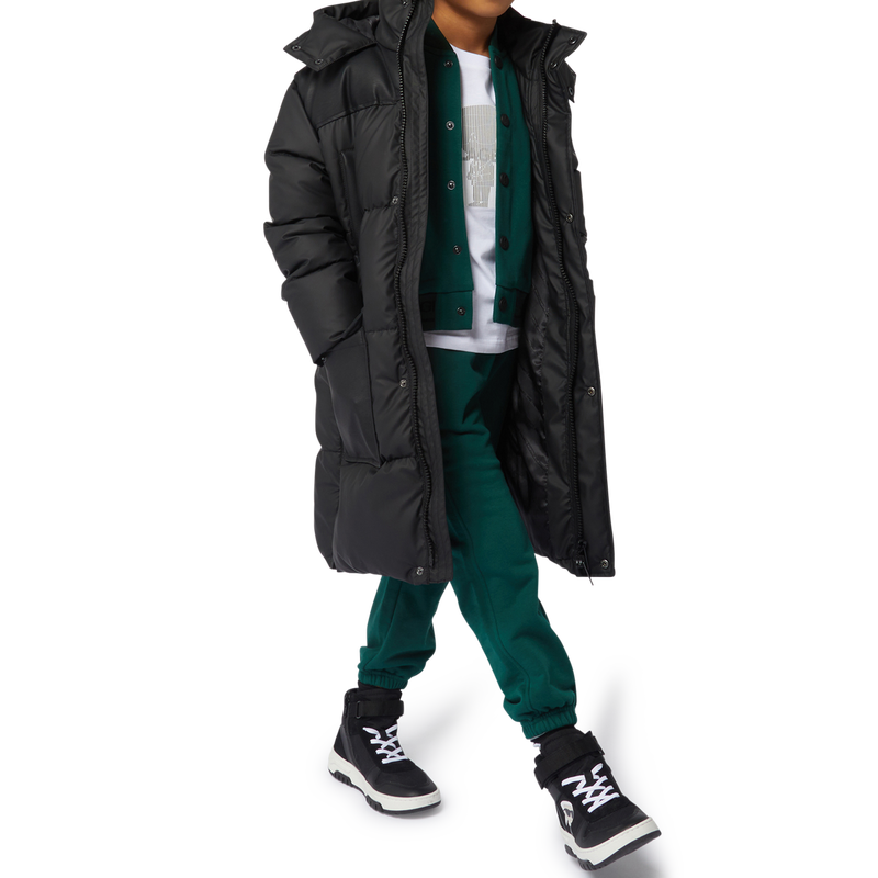 Zapatillas altas de cuero KARL LAGERFELD KIDS 
                        NI&Ntilde;O