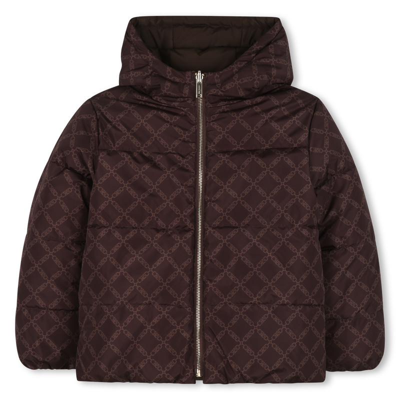 Chaqueta acolchada reversible con capucha MICHAEL KORS 
                        NI&Ntilde;A