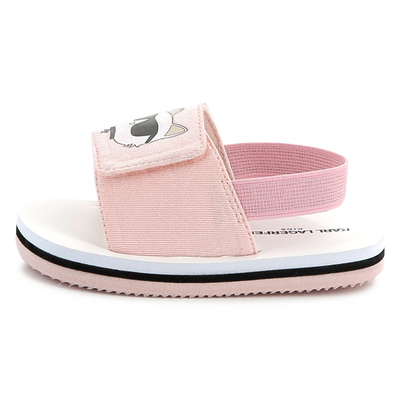 Sandalias ligeras con velcro KARL LAGERFELD KIDS UNISEXO