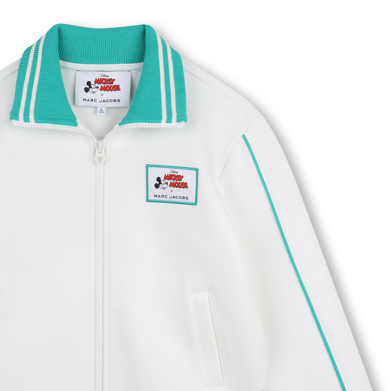 SUDADERA CON CAPUCHA CON CREMALLERA MARC JACOBS 
                        NI&Ntilde;O