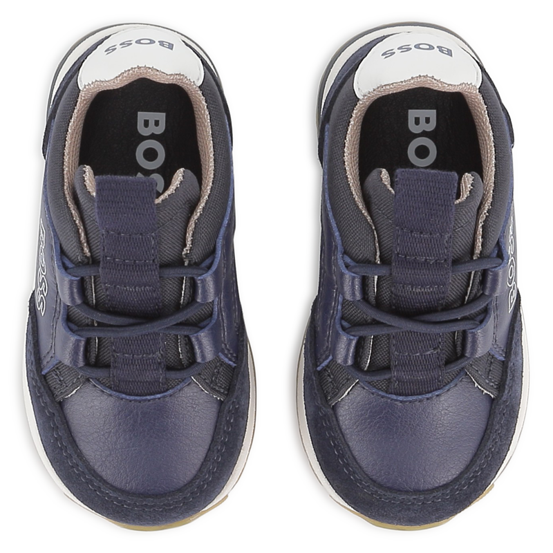 Zapatillas de deporte en materiales mixtos BOSS 
                        NI&Ntilde;O