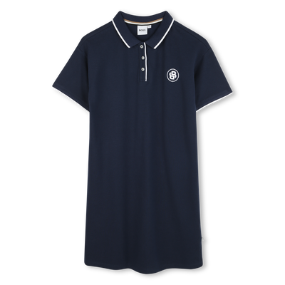 Vestido polo de manga corta BOSS NI&Ntilde;A