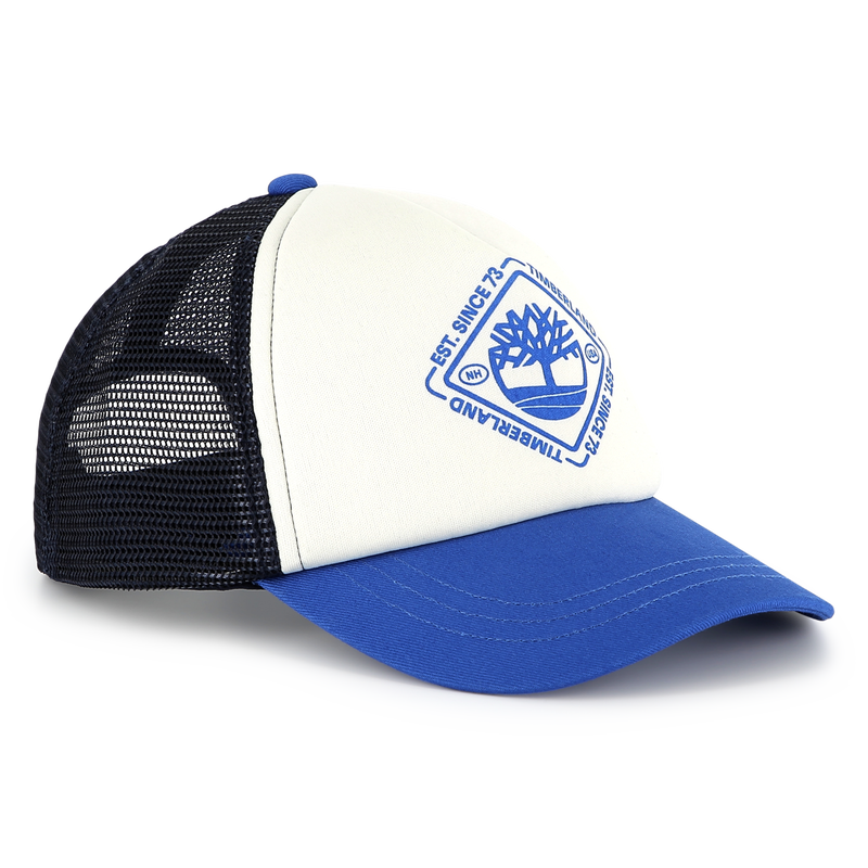 Gorra tricolor bimateria TIMBERLAND 
                        NI&Ntilde;O