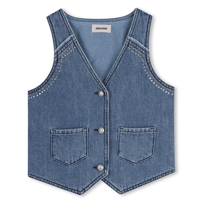 CHALECO SIN MANCHAS ZADIG & VOLTAIRE 
                        NI&Ntilde;A