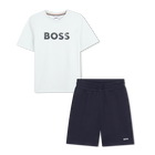 Conjunto camiseta + pantal&oacute;n corto BOSS 
                    NI&Ntilde;O