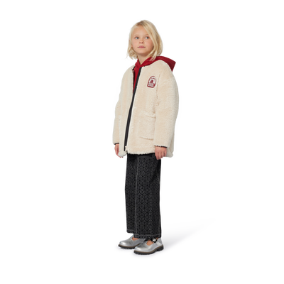 Sudadera con capucha de vellón KENZO KIDS NIÑA