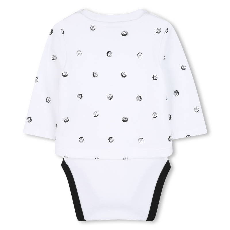 Conjunto de mono, peto y gorro BOSS 
                        NIÑO