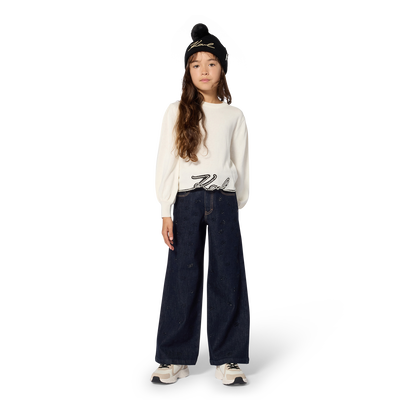 Pantal&oacute;n de denim KARL LAGERFELD KIDS NI&Ntilde;A